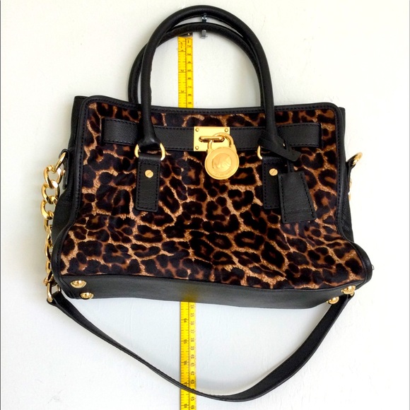 MICHAEL Michael Kors Handbags - Michael Michael Kors Calf Hair & Leather Bag with Gold Embellishments 10…